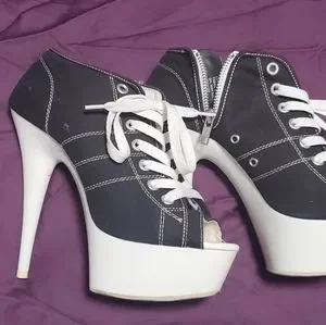 pleaser converse heels